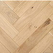 LIVIGNA HERRINGBONE ENGINEERED WOOD FLOORING UNFINISHED RUSTIC OAK 100X500MM