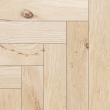 LIVIGNA HERRINGBONE ENGINEERED WOOD FLOORING UNFINISHED RUSTIC OAK 120X600MM