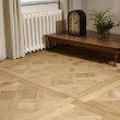 LIVIGNA VERSAILLES PANELS ENGINEERED WOOD FLOORING OAK SMOKED BRUSHED UNFINISHED 800X800MM